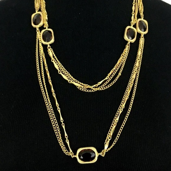 Sara Coventry Golden Embers Necklace 1967 - Picture 9 of 11